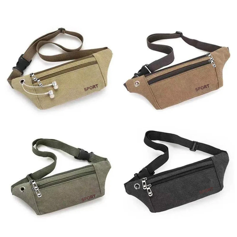 Canvas Men's Waist Packs Outdoor Sports Mountaineering Bag Fitness Running Chest Bag Ultra-thin Ultra-light Mobile Phone Bag
Canvas Men's Waist Packs Outdoor Sports Mountaineering Bag Fitness Running Chest Bag Ultra-thin Ultra-light Mobile Phone Bag