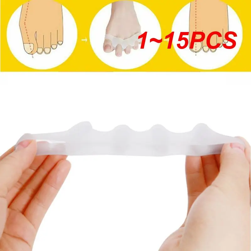 1~15PCS Toe Separator Correction Hallux Valgus CorrectorSilicone Orthopedic Hammer Separator Straightener Spreader Foot Care
1~15PCS Toe Separator Correction Hallux Valgus CorrectorSilicone Orthopedic Hammer Separator Straightener Spreader Foot Care