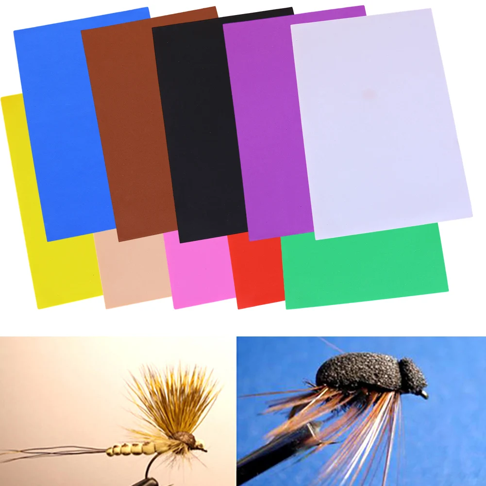 10Pcs Fly Tying EVA Foam Floating Foam Strips Fly Hook DIY Fly Tying Material Iscas Pesca Fish Tackle Gear Tools Accessories
10Pcs Fly Tying EVA Foam Floating Foam Strips Fly Hook DIY Fly Tying Material Iscas Pesca Fish Tackle Gear Tools Accessories