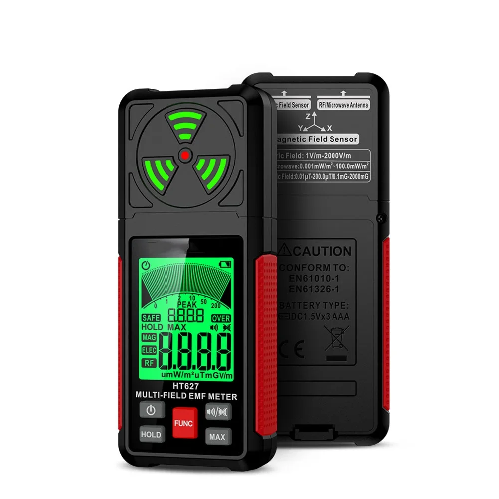 1pcs HT627 Radiation Detector For Detect AC Magnetic Field Electric Field High Frequency Microwave Radiation Intensity Tools
1pcs HT627 Radiation Detector For Detect AC Magnetic Field Electric Field High Frequency Microwave Radiation Intensity Tools