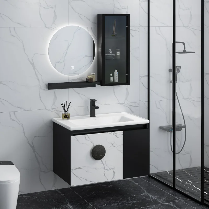 Современный и оригинальный многослойный шкаф из массива дерева для ванной комнаты
Современный и оригинальный многослойный шкаф из массива дерева для ванной комнаты