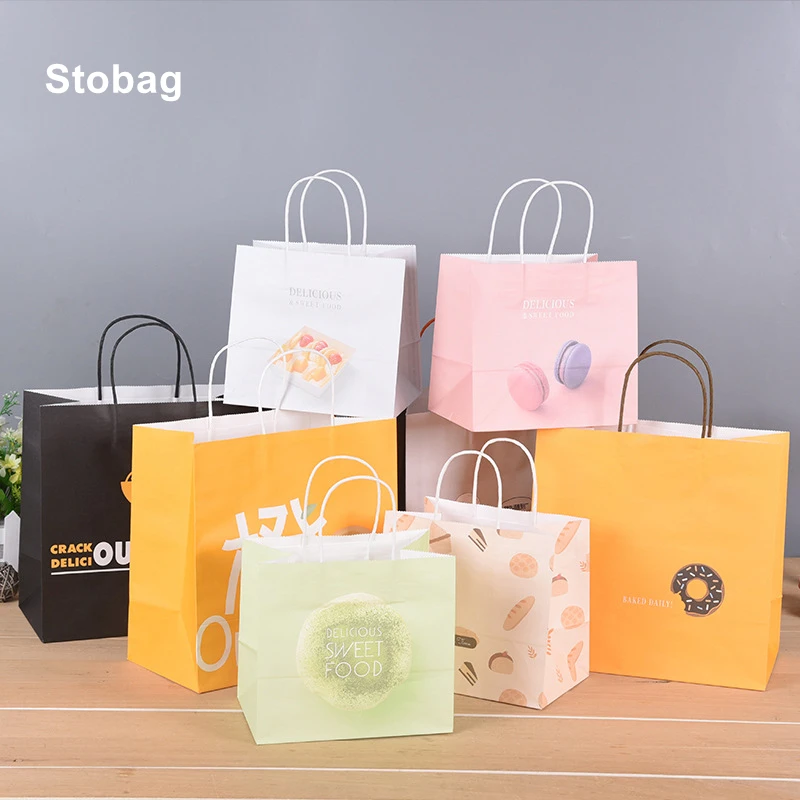 StoBag 5pcs Kraft Paper Gift Cake Packaging Bags Dessert Baking with Handle Present Kids Favors Party Birthday Festival Supplies
StoBag 5pcs Kraft Paper Gift Cake Packaging Bags Dessert Baking with Handle Present Kids Favors Party Birthday Festival Supplies