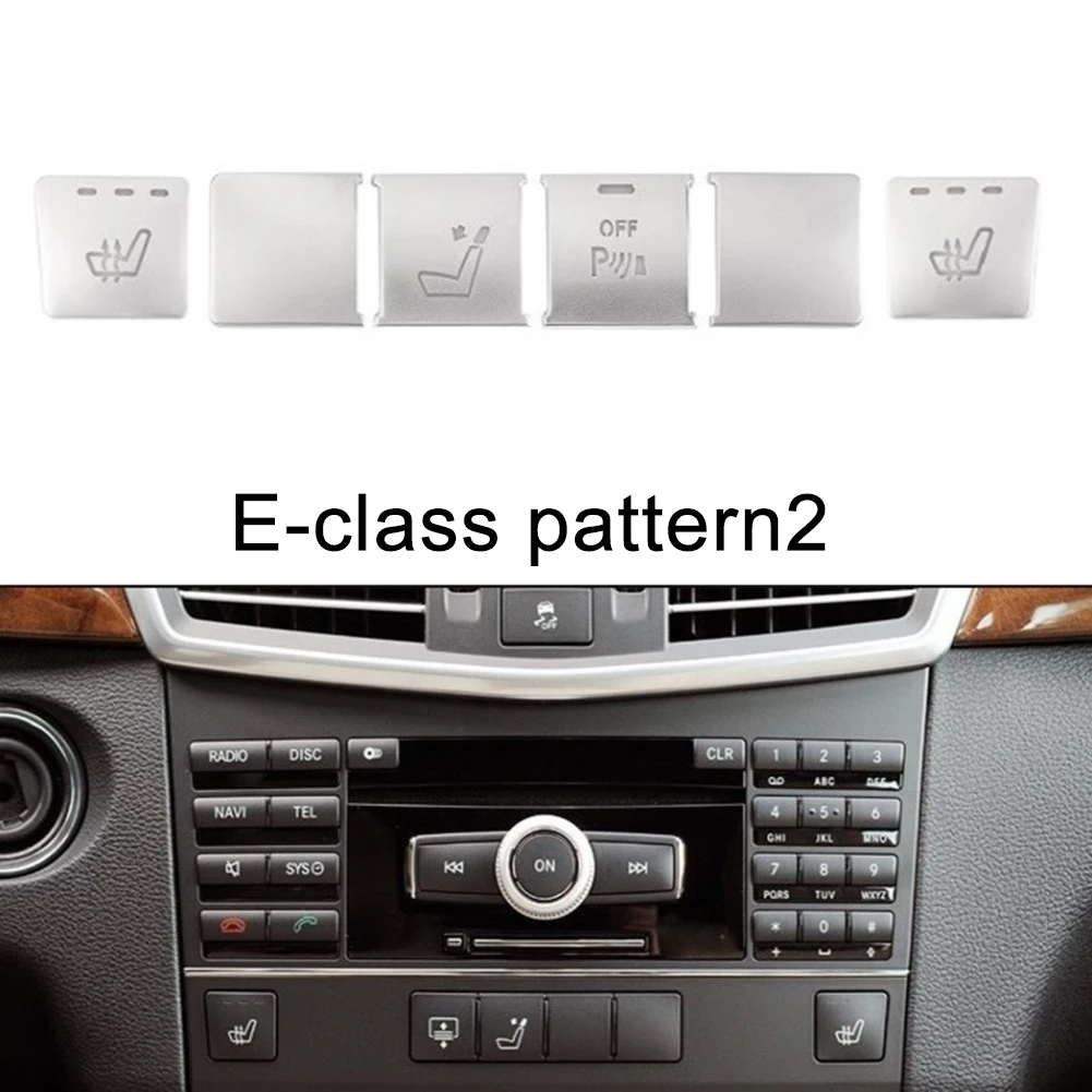 For Benz E-Class W212 2010-2014 ABS Silver Function Button Decoration Paste 6PCS Button Covers High Quality Parts Durable
For Benz E-Class W212 2010-2014 ABS Silver Function Button Decoration Paste 6PCS Button Covers High Quality Parts Durable