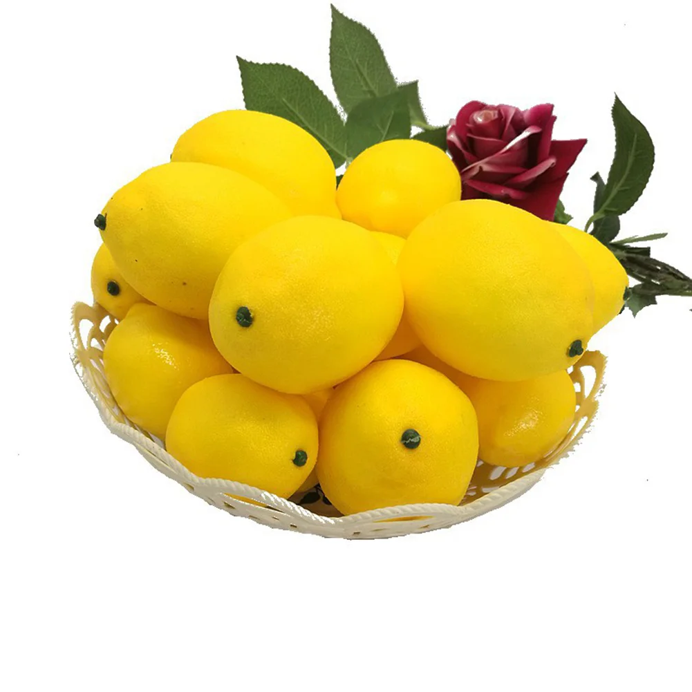 10PCS Artificial Fake Lemons Lemon Lifelike Fruit Home Party Wedding Decoration Perfect For Kitchen Counter Glass Jar
10PCS Artificial Fake Lemons Lemon Lifelike Fruit Home Party Wedding Decoration Perfect For Kitchen Counter Glass Jar