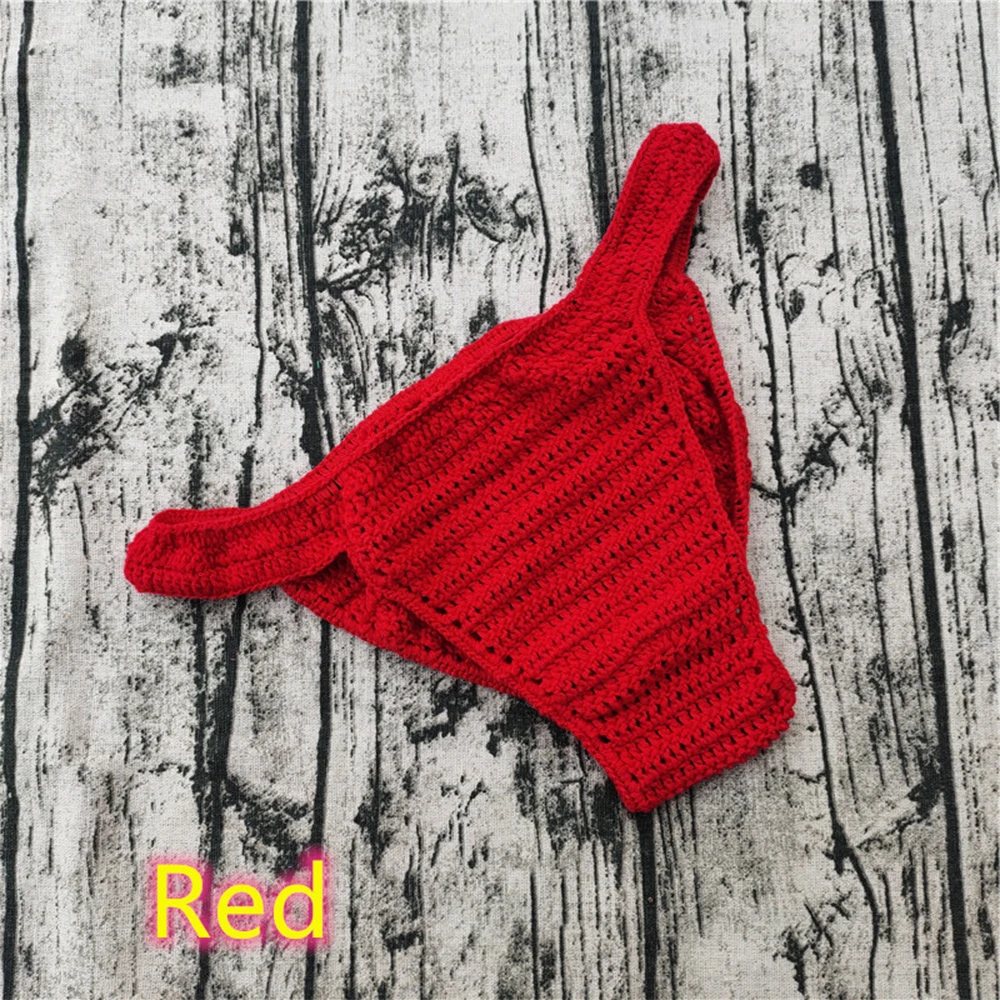 Underwear Mens Womens Briefs Breathable G-string Hand Crochet Knickers Lingerie One Size Panties Sexy Swimming
Underwear Mens Womens Briefs Breathable G-string Hand Crochet Knickers Lingerie One Size Panties Sexy Swimming