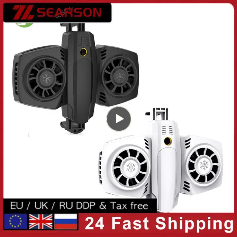 Double Fan Gaming Mobile Gamed Cooler Fan For Iphone/ /samsung Portable Mobile Phone Radiator Cooling Artifact Adjustable 
Double Fan Gaming Mobile Gamed Cooler Fan For Iphone/ /samsung Portable Mobile Phone Radiator Cooling Artifact Adjustable