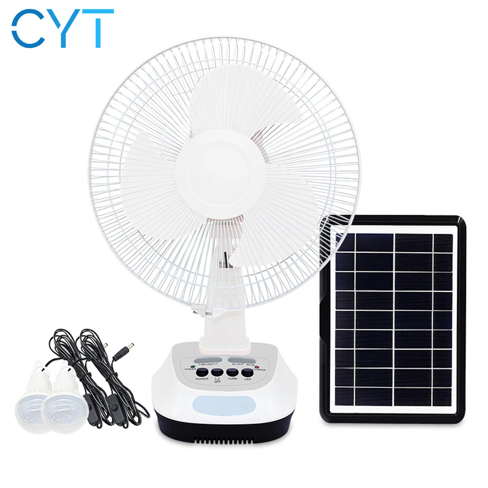 CYT Multifunctional Oscillating Outdoor Battery Charging Solar Fan 12Inch Rechargeable With Light For Home Table Fans New
CYT Multifunctional Oscillating Outdoor Battery Charging Solar Fan 12Inch Rechargeable With Light For Home Table Fans New