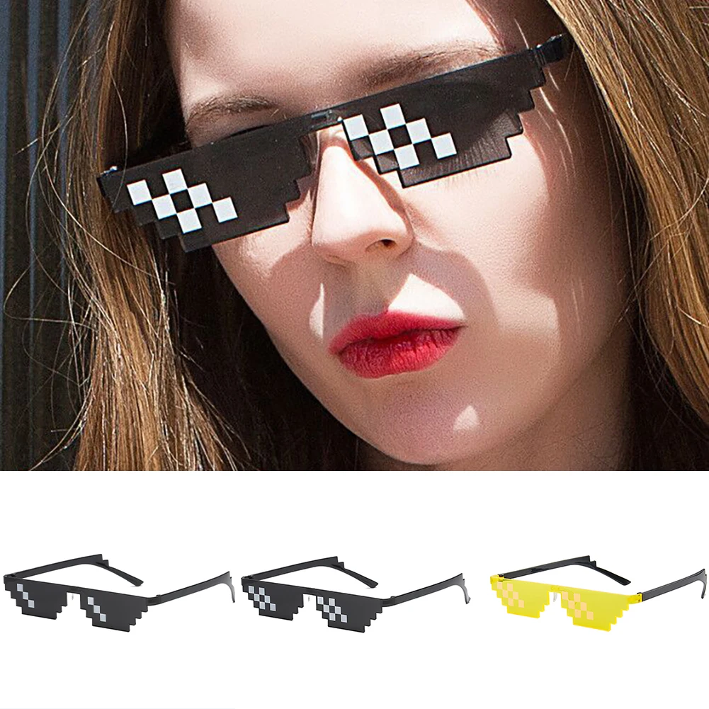 Motorcycle glasses Thug Life Sunglasses Pixelated Men Women Brand Party Eyeglasses Mosaic Vintage Eyewear Unisex Gift Toy Glasse
Motorcycle glasses Thug Life Sunglasses Pixelated Men Women Brand Party Eyeglasses Mosaic Vintage Eyewear Unisex Gift Toy Glasse