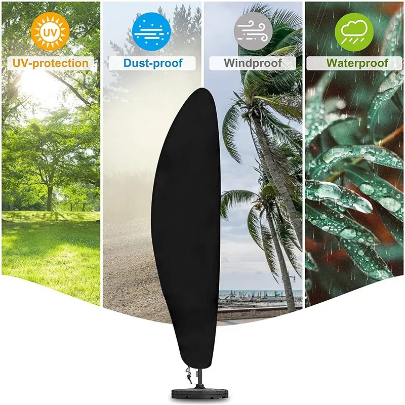 Waterproof Cover Outdoor Sunshade Umbrella Cover Garden Weatherproof Patio Cantilever Parasol Rain Cover Accessories 4 Sizes
Waterproof Cover Outdoor Sunshade Umbrella Cover Garden Weatherproof Patio Cantilever Parasol Rain Cover Accessories 4 Sizes