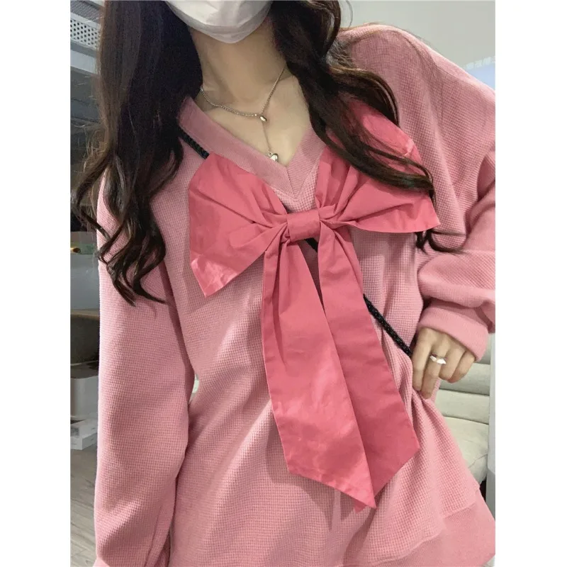 2022Spring and autumn new pink casual high-end temperament coat women's small short tops bow
2022Spring and autumn new pink casual high-end temperament coat women's small short tops bow
