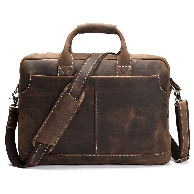 Vintage Crazy Horse Leather Briefcases Men Messenger Bag Men Leather Shoulder Bag Briefcase Business Laptop Bags Handbag
Vintage Crazy Horse Leather Briefcases Men Messenger Bag Men Leather Shoulder Bag Briefcase Business Laptop Bags Handbag