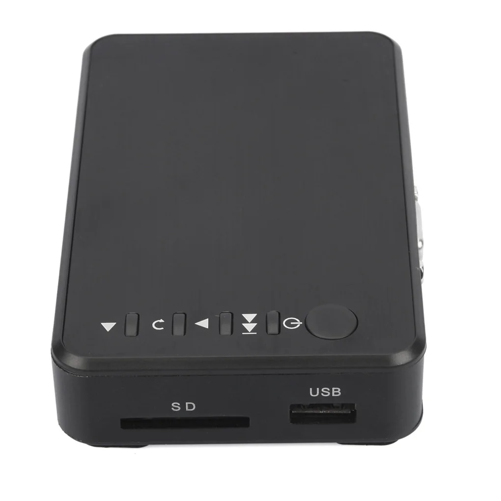 

Mini Full HD Media Multimedia Player 1080P USB External SD SDHC MMC Cards U Disk Media Player VGA AV Output US Plug