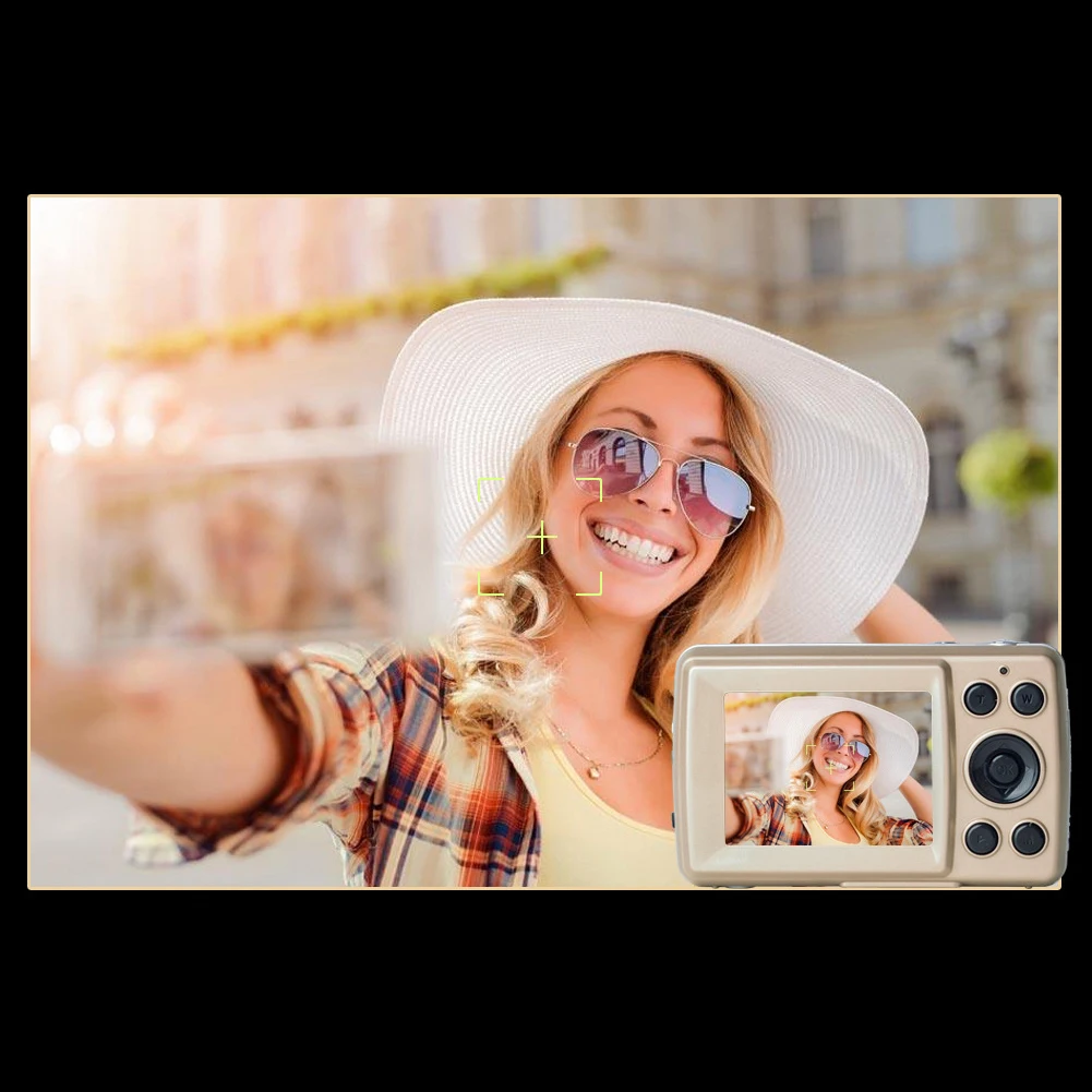 Video Recording 16MP Dazzling Flash Mini Cam Anti-shake Portable Zoom Domestic Home Digital Camera 2.4 Inch Display Shooting
Video Recording 16MP Dazzling Flash Mini Cam Anti-shake Portable Zoom Domestic Home Digital Camera 2.4 Inch Display Shooting