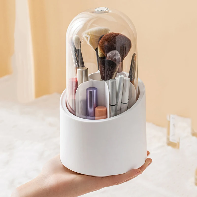 Makeup Brush Bucket Storage 360° Rotating Lipstick Storage Container Portable Desktop Dustproof Originality Household 
Makeup Brush Bucket Storage 360° Rotating Lipstick Storage Container Portable Desktop Dustproof Originality Household