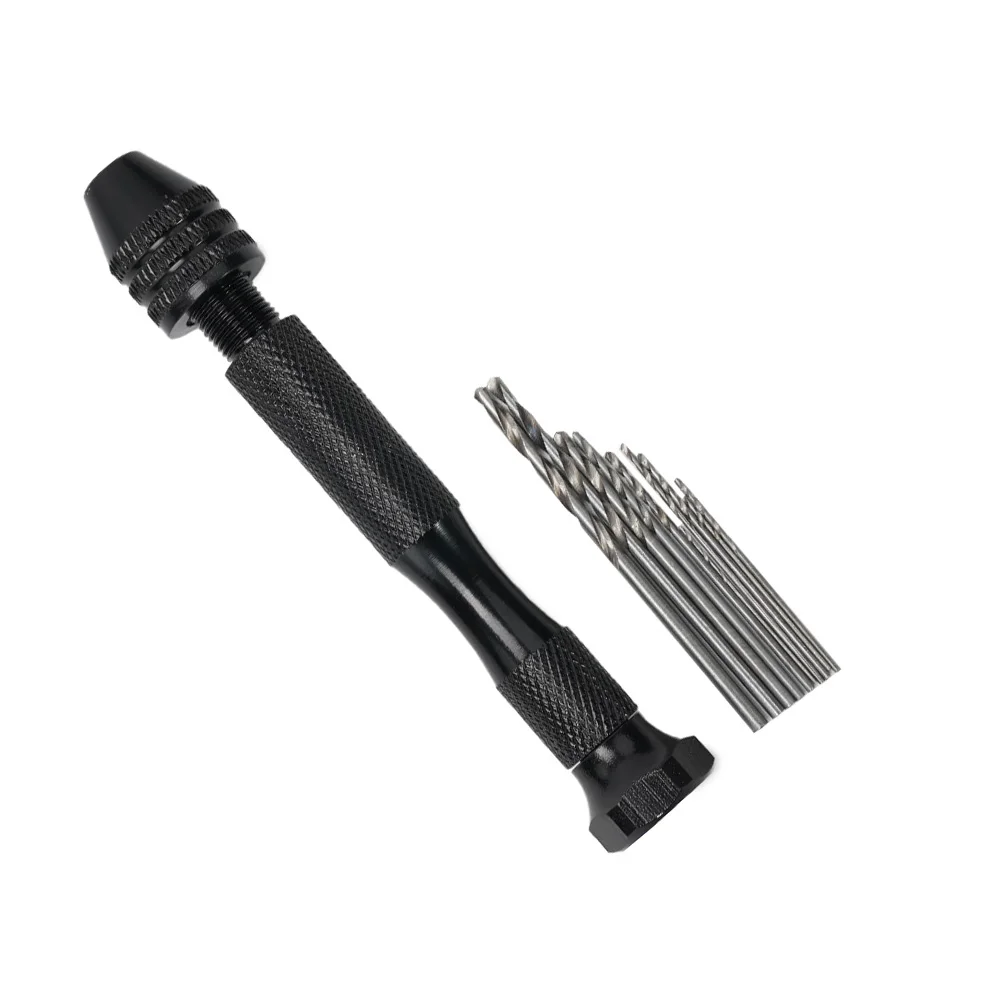 1PC Rotary Tool Mini Manual TwistDrill Bit Aluminum Alloy 0.3-3.4mm Hand Drill Workshop Equipment Power Tools Drill Bits
1PC Rotary Tool Mini Manual TwistDrill Bit Aluminum Alloy 0.3-3.4mm Hand Drill Workshop Equipment Power Tools Drill Bits