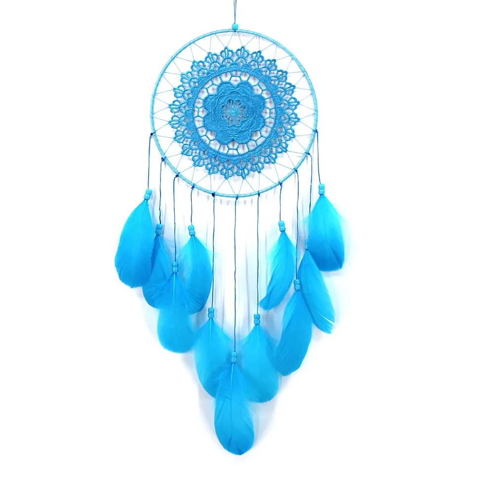 Handmade Woven Flowers Dream Catcher Goose Feather Floating Lace Dream Catcher Home Decor Feather Pendant wind chimes
Handmade Woven Flowers Dream Catcher Goose Feather Floating Lace Dream Catcher Home Decor Feather Pendant wind chimes