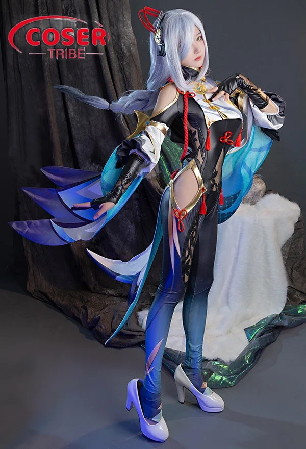 COSER TRIBE Anime Game Genshin Impact Shenhe Halloween Carnival Role Play Costume Complete Bodysuit Set
COSER TRIBE Anime Game Genshin Impact Shenhe Halloween Carnival Role Play Costume Complete Bodysuit Set