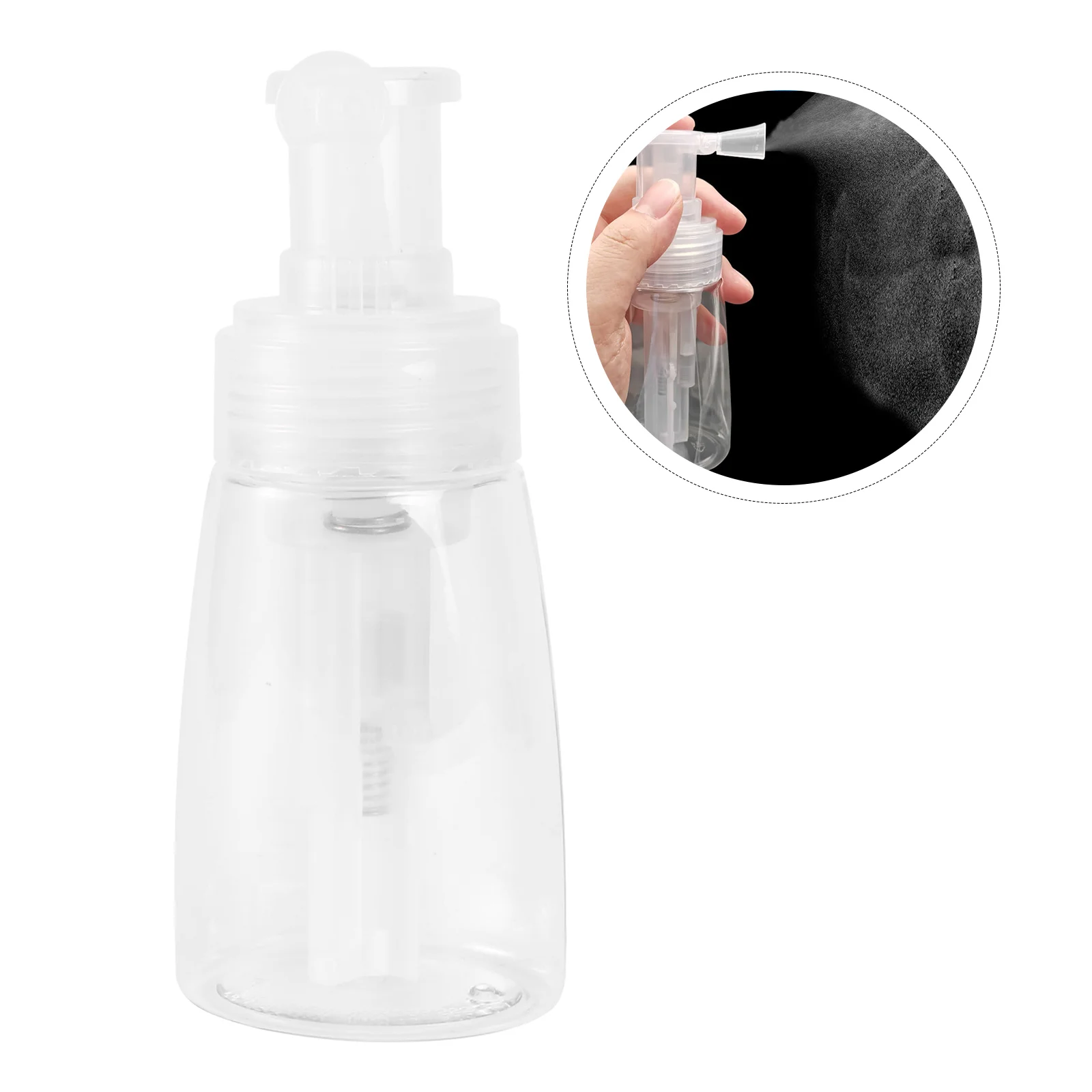 Powder Spray Bottle Transparent Empty Bottle Container Refillable Bottles Plastic Hairdressing Tool Barbershop
Powder Spray Bottle Transparent Empty Bottle Container Refillable Bottles Plastic Hairdressing Tool Barbershop