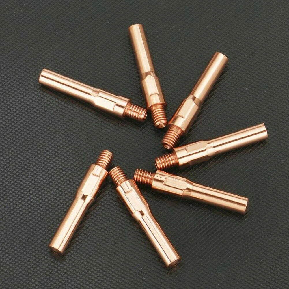 10Pcs Electric Nozzle Welding Torch Tip 0.8mm MIG Torch Contact Carbon Dioxide 40/45mm Secondary Welding Contact For MB15 MB25
10Pcs Electric Nozzle Welding Torch Tip 0.8mm MIG Torch Contact Carbon Dioxide 40/45mm Secondary Welding Contact For MB15 MB25