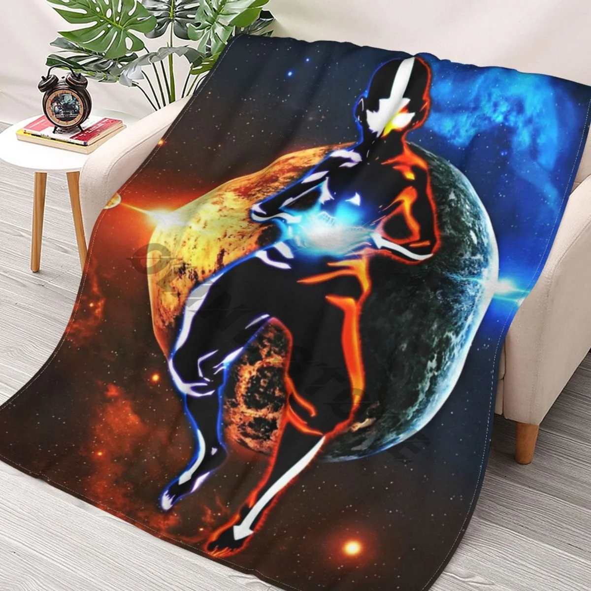 Aang Universe Throws Blankets Collage Flannel Ultra-Soft Warm picnic blanket bedspread on the bed 
Aang Universe Throws Blankets Collage Flannel Ultra-Soft Warm picnic blanket bedspread on the bed