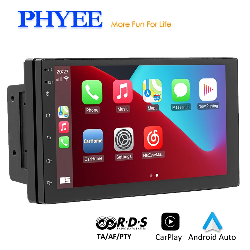 2 Din Carplay Car Radio RDS Android-Auto Bluetooth Handsfree Mirror Link 7" Touch Screen MP5 Player USB Audio System Headunit X4
2 Din Carplay Car Radio RDS Android-Auto Bluetooth Handsfree Mirror Link 7" Touch Screen MP5 Player USB Audio System Headunit X4