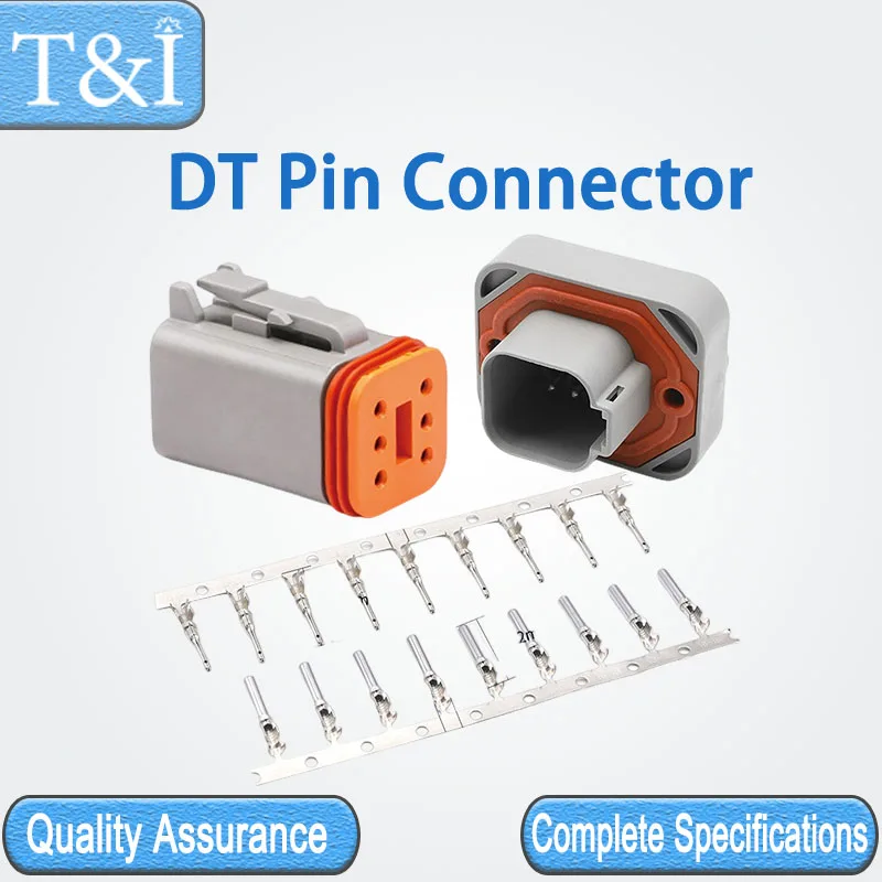1/5/10/100Sets DT15-6P DT06-6S DT Series Electronic Connection Aviation Automobile Male Female Docking Waterproof Pin Connector
1/5/10/100Sets DT15-6P DT06-6S DT Series Electronic Connection Aviation Automobile Male Female Docking Waterproof Pin Connector