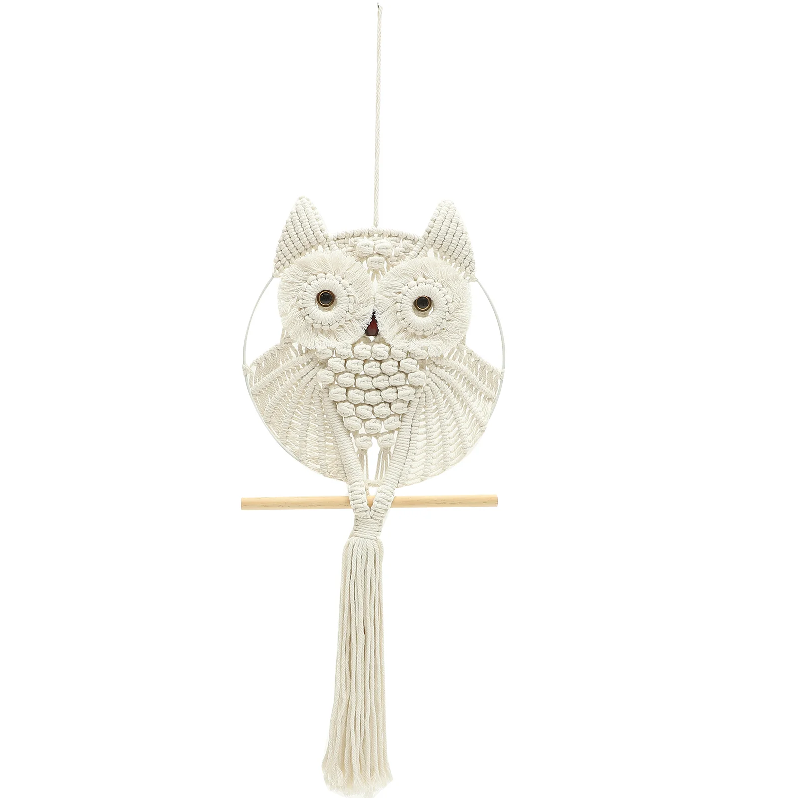Boho Tapestry Macrame Woven Wall Decor Pendant White Cotton Rope Hanging Hand-woven 
Boho Tapestry Macrame Woven Wall Decor Pendant White Cotton Rope Hanging Hand-woven