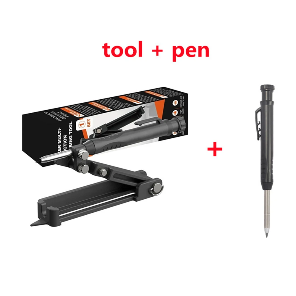 Multi-function Scribing Tool Adjustable Profile Scribing Ruler Contour Gauge Woodworking Compass Tools Deep Hole Pencil Woodwork
Multi-function Scribing Tool Adjustable Profile Scribing Ruler Contour Gauge Woodworking Compass Tools Deep Hole Pencil Woodwork