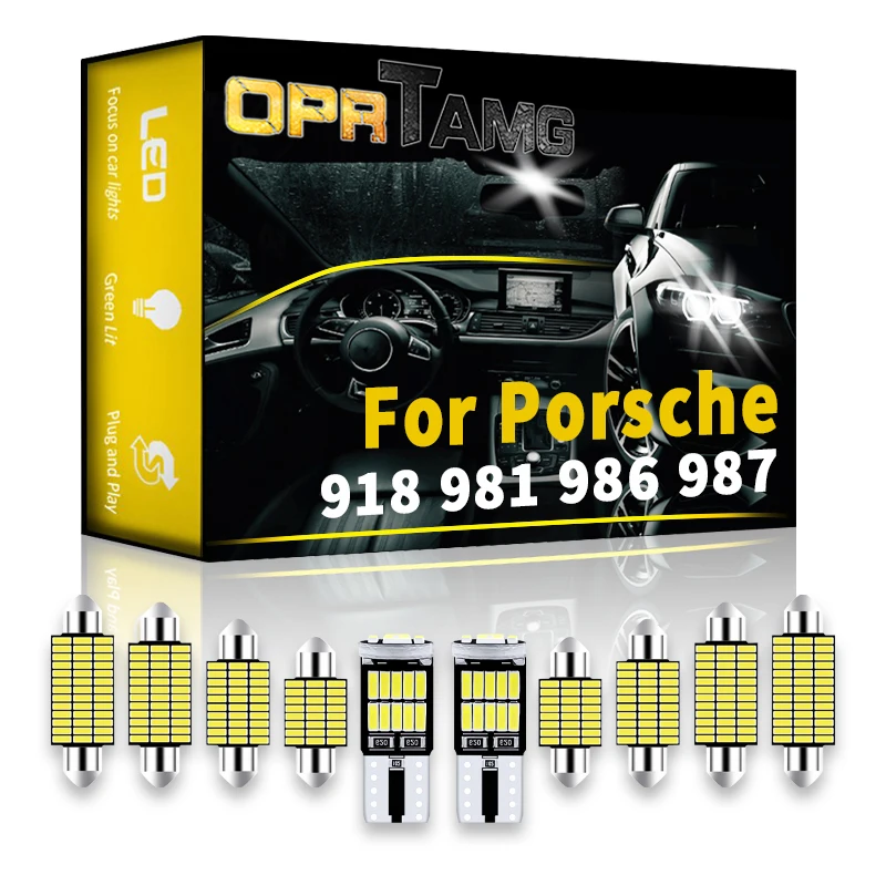 OPRTAMG Canbus для Porsche 918 981 986 987 1994-2021 2022 автомобильное светодиодное Внутреннее освещение подсветка номерного знака аксессуары для освещения авто...
OPRTAMG Canbus для Porsche 918 981 986 987 1994-2021 2022 автомобильное светодиодное Внутреннее освещение подсветка номерного знака аксессуары для освещения авто...