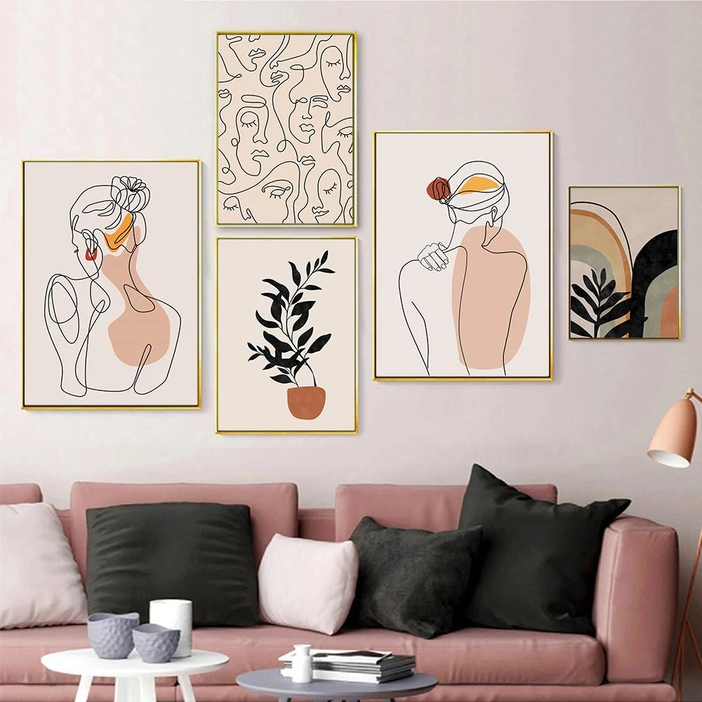 Abstract Line Face Print Girl Back Canvas Painting Boho Posters Minimalist Poster Nordic Wall Pictures For Living Room Decor
Abstract Line Face Print Girl Back Canvas Painting Boho Posters Minimalist Poster Nordic Wall Pictures For Living Room Decor
