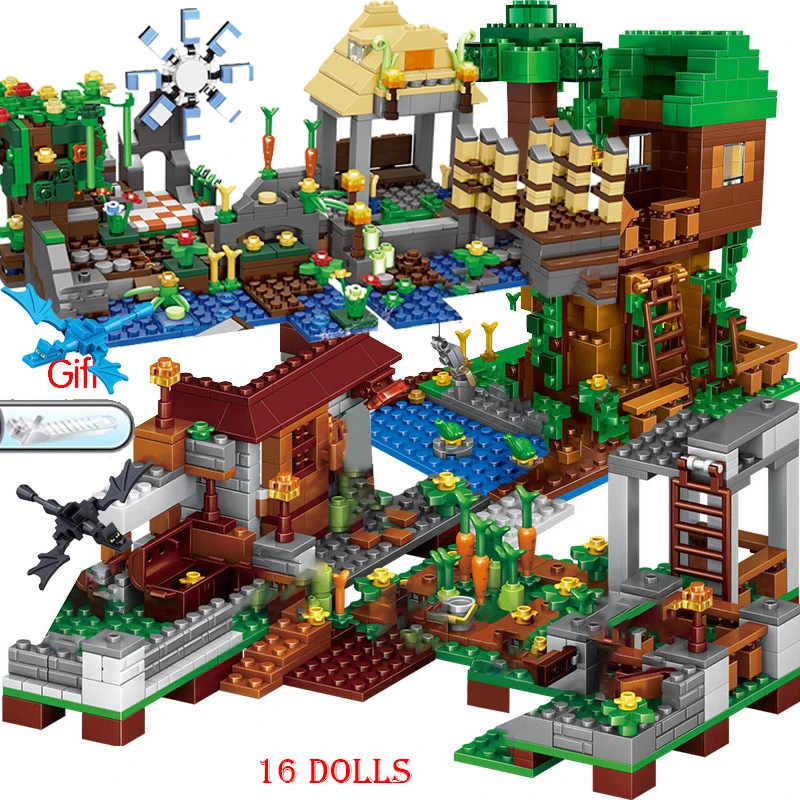 The Tree House Small Minecraftinglys Figures Building Blocks Toys Haunted Village Mountain Cave Mine Christmas Gifts
The Tree House Small Minecraftinglys Figures Building Blocks Toys Haunted Village Mountain Cave Mine Christmas Gifts