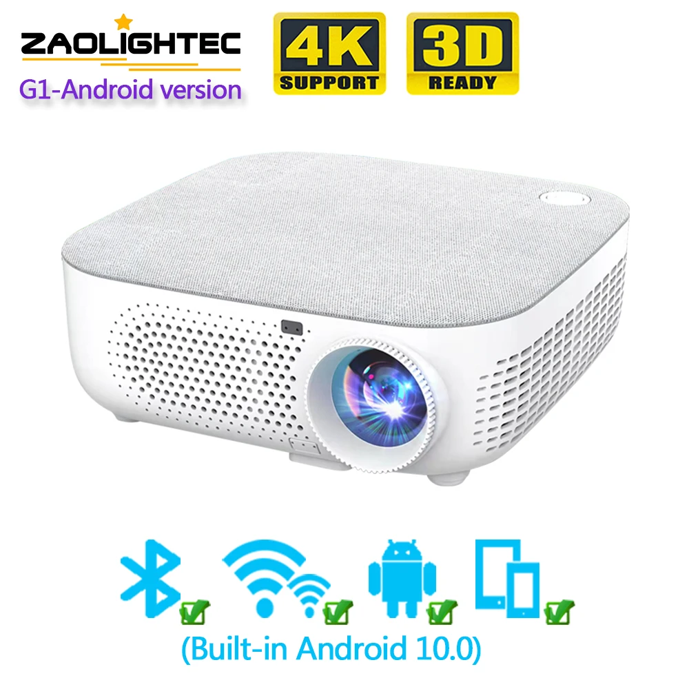 ZAOLIGHTEC G1 projector 9500 lumens support 4K 300ANSI Bluetooth Wifi HD1920 * 1080p 3D Projector screen correction home theater
ZAOLIGHTEC G1 projector 9500 lumens support 4K 300ANSI Bluetooth Wifi HD1920 * 1080p 3D Projector screen correction home theater