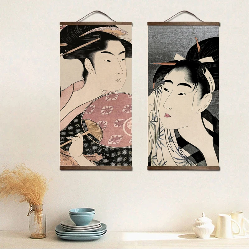 Ретро-фигурка укиё-э простой в японском стиле, Женская абстрактная вертикальная версия, галерея, холст с распылителем, декоративная живопис...
Ретро-фигурка укиё-э простой в японском стиле, Женская абстрактная вертикальная версия, галерея, холст с распылителем, декоративная живопис...