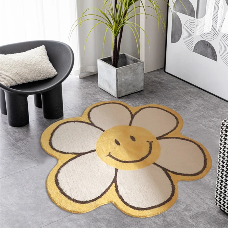 Cartoon Door Mat for Living Room Non-slip Bathroom Area Rugs Flower Shape Bedside Carpets Washable Entrance Footpad Room Decor
Cartoon Door Mat for Living Room Non-slip Bathroom Area Rugs Flower Shape Bedside Carpets Washable Entrance Footpad Room Decor