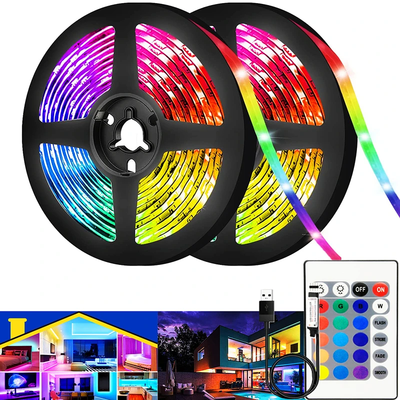 Светодиодная ленсветильник 15 м RGB 5050 2835 меняющая цвет водонепроницаемая лампа Гибкая лента Диодная Bluetooth Светодиодная лампа 12 В постоянного...
Светодиодная ленсветильник 15 м RGB 5050 2835 меняющая цвет водонепроницаемая лампа Гибкая лента Диодная Bluetooth Светодиодная лампа 12 В постоянного...