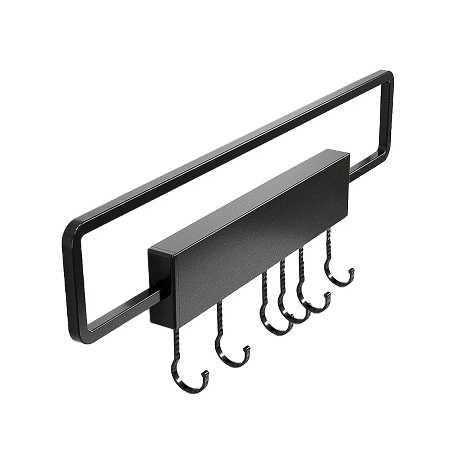 Wall Mounted Rack Bathroom Storage Rustproof Hardware Single Pole With Hook Practical Foldable Towel Holder Black Space Aluminum
Wall Mounted Rack Bathroom Storage Rustproof Hardware Single Pole With Hook Practical Foldable Towel Holder Black Space Aluminum