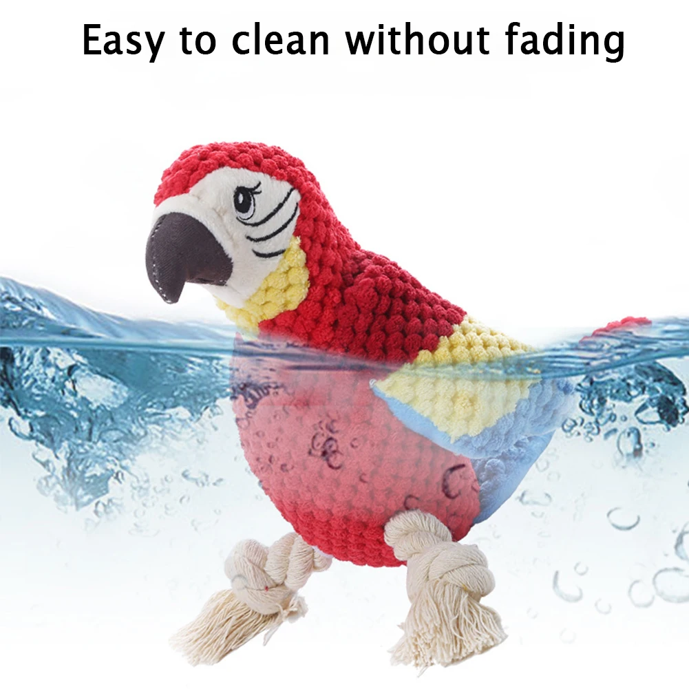 Fluffy Squeaky Parrot Toy for Dog Bite Resistant Dog Chewing Teeth Cleaning Tool Pet Decompression Toy In Stock
Fluffy Squeaky Parrot Toy for Dog Bite Resistant Dog Chewing Teeth Cleaning Tool Pet Decompression Toy In Stock