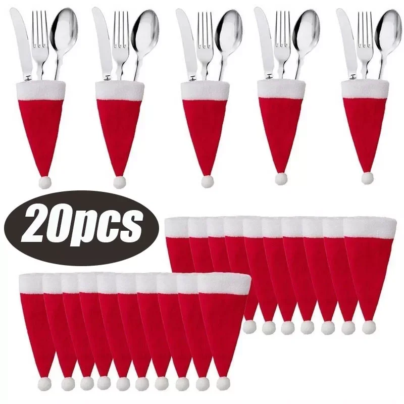 Christmas Hat Fork Knife Cutlery Holder Bag Christmas Decorations Tableware Holder Bag Christmas Home Table Decor 2022 New Year
Christmas Hat Fork Knife Cutlery Holder Bag Christmas Decorations Tableware Holder Bag Christmas Home Table Decor 2022 New Year