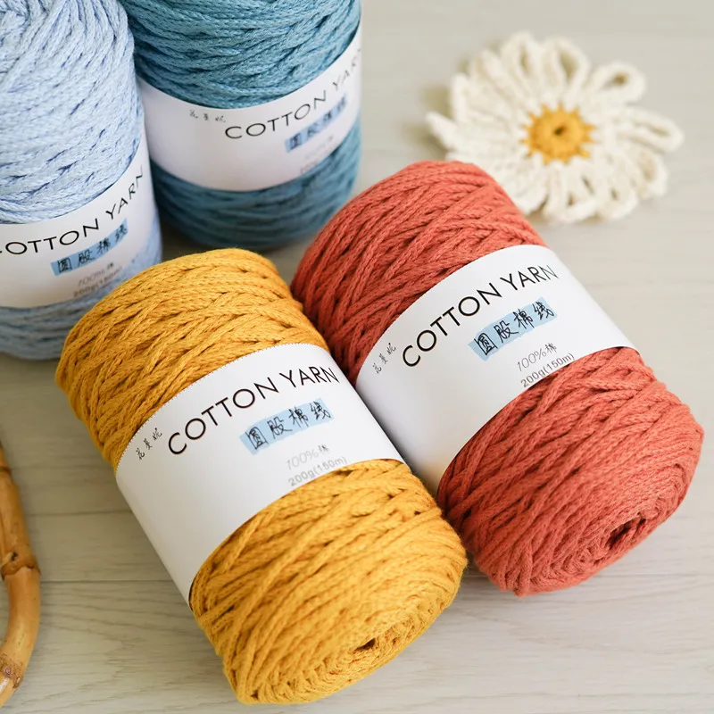 1PCS 200g 7.1oz Soild Color Hollow Knitted Crochet Yarns Nylon Cord Polyester Thread Round Rope Yarns for DIY Handbag Purse
1PCS 200g 7.1oz Soild Color Hollow Knitted Crochet Yarns Nylon Cord Polyester Thread Round Rope Yarns for DIY Handbag Purse