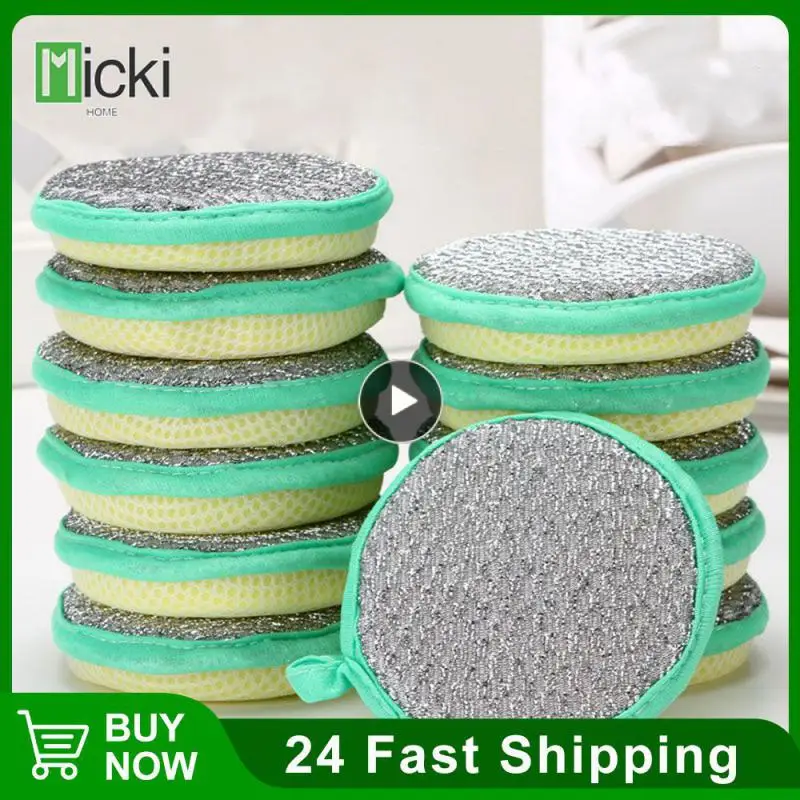 Kitchen Accessories Cleaning Scouring Cloth Non-oil Round Cleaning Towel Sponge Kitchen Rag Cleaning Tools Dishwashing Towel
Kitchen Accessories Cleaning Scouring Cloth Non-oil Round Cleaning Towel Sponge Kitchen Rag Cleaning Tools Dishwashing Towel
