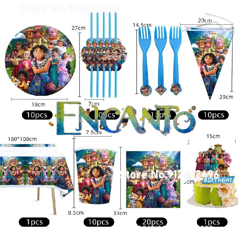 New Disney Movie Encanto Theme Party Decoration Purple Series Balloon Cake Cards Background Children's Birthday Party Supplies
New Disney Movie Encanto Theme Party Decoration Purple Series Balloon Cake Cards Background Children's Birthday Party Supplies