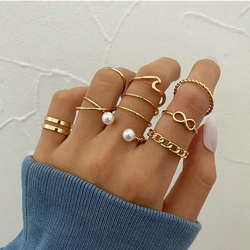 10Pcs/Set Fashion Punk Minimalist Midi Round Twist Ring Set For Women Bohemia Vintage Metal Knuckle Finger Rings Jewelry
10Pcs/Set Fashion Punk Minimalist Midi Round Twist Ring Set For Women Bohemia Vintage Metal Knuckle Finger Rings Jewelry
