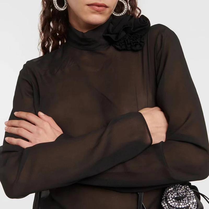 2023 new fall and winter nail flower women's bottoming shirt fashion sexy hundred tops high quality Korean y2k
2023 new fall and winter nail flower women's bottoming shirt fashion sexy hundred tops high quality Korean y2k