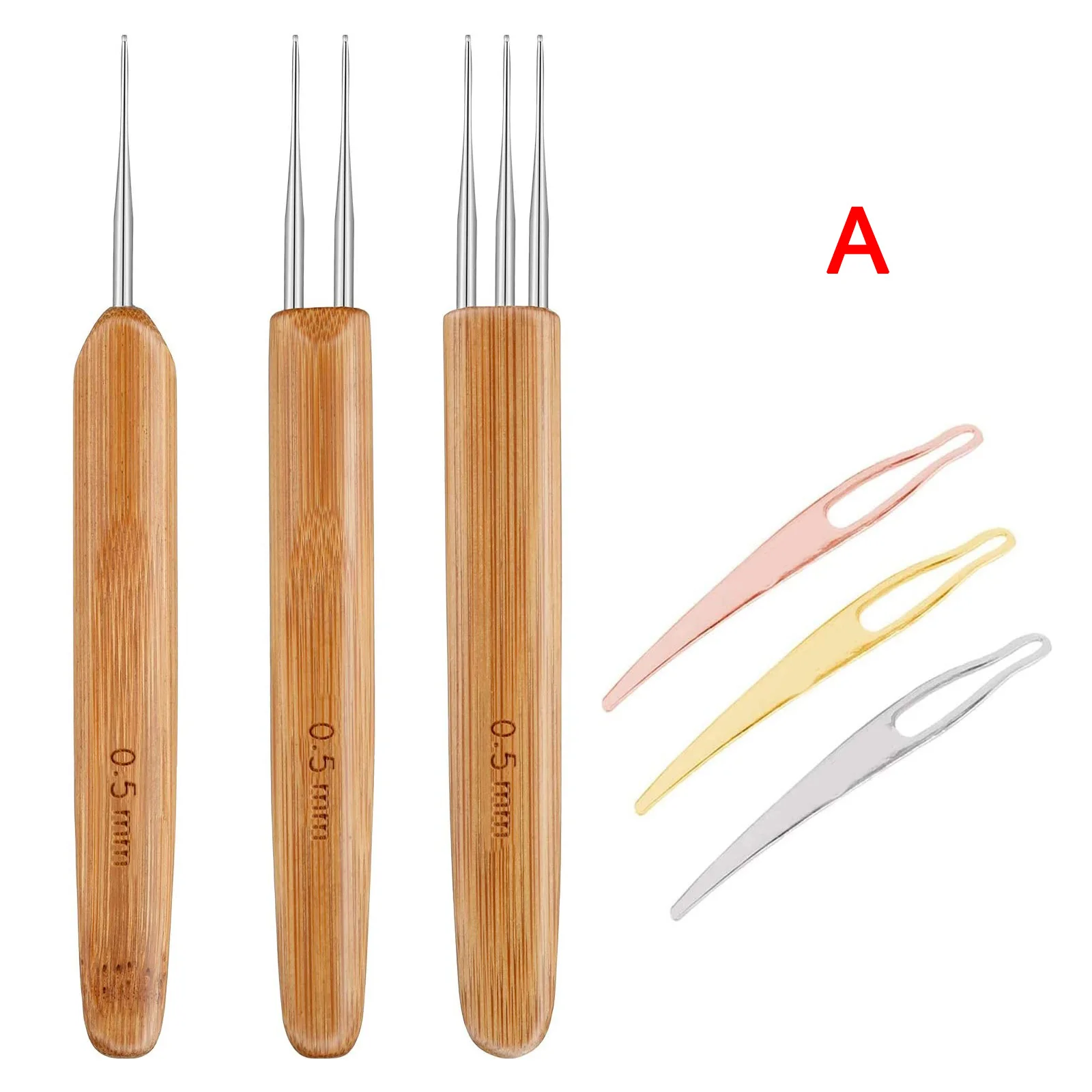 6PCS 0.75mm/0.5mm Dreadlocks Crochet Hooks Set Hair Extensions Crochet Weaving Needles Dreadlocks Interlock Needle Tool Dropship
6PCS 0.75mm/0.5mm Dreadlocks Crochet Hooks Set Hair Extensions Crochet Weaving Needles Dreadlocks Interlock Needle Tool Dropship