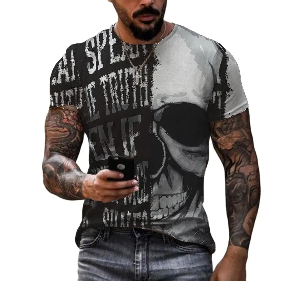 Summer Skulls 3D Print Personality T Shirts For Men/Women Sportswear Harajuku Casual Loose Tops Male Oversized Tops Tees XXS-6XL
Summer Skulls 3D Print Personality T Shirts For Men/Women Sportswear Harajuku Casual Loose Tops Male Oversized Tops Tees XXS-6XL