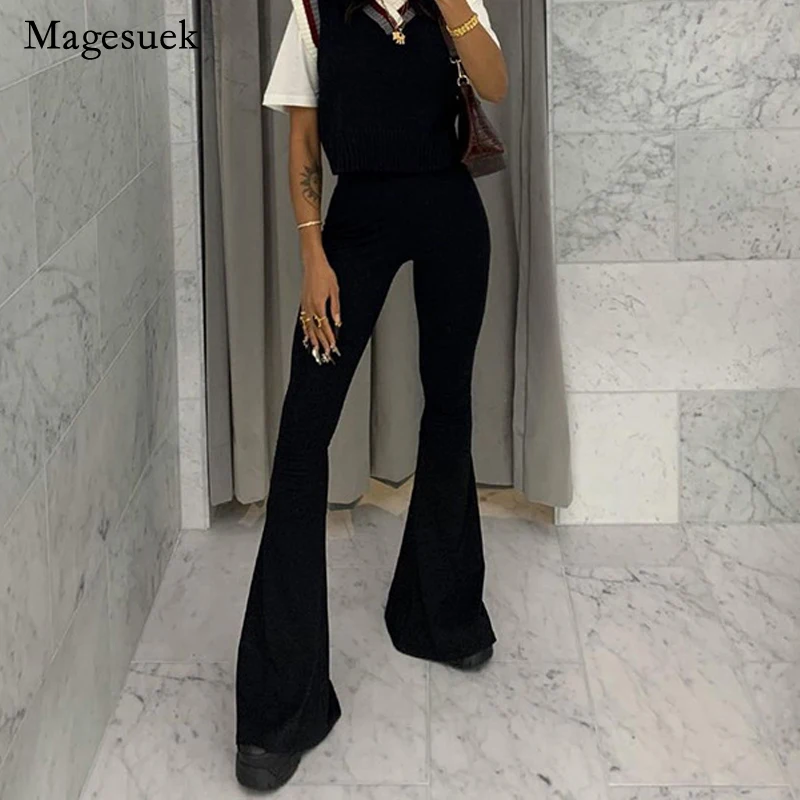 2022 Summer 90s Urban Style Boot Cut Pants High Waist Black Vintage Skinny Pants Fashion Indie Casual for Women Trousers 21909
2022 Summer 90s Urban Style Boot Cut Pants High Waist Black Vintage Skinny Pants Fashion Indie Casual for Women Trousers 21909
