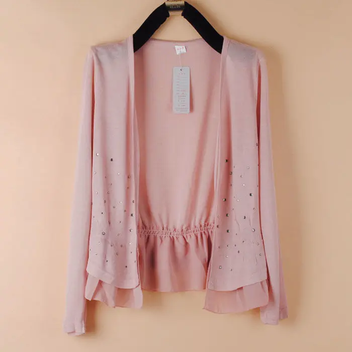 Women 2022 Spring Summer Fashion Knitting Cardigan Blouses Female Loose Sunscreen Shirt Ladies Solid Color Short Coats U34
Women 2022 Spring Summer Fashion Knitting Cardigan Blouses Female Loose Sunscreen Shirt Ladies Solid Color Short Coats U34