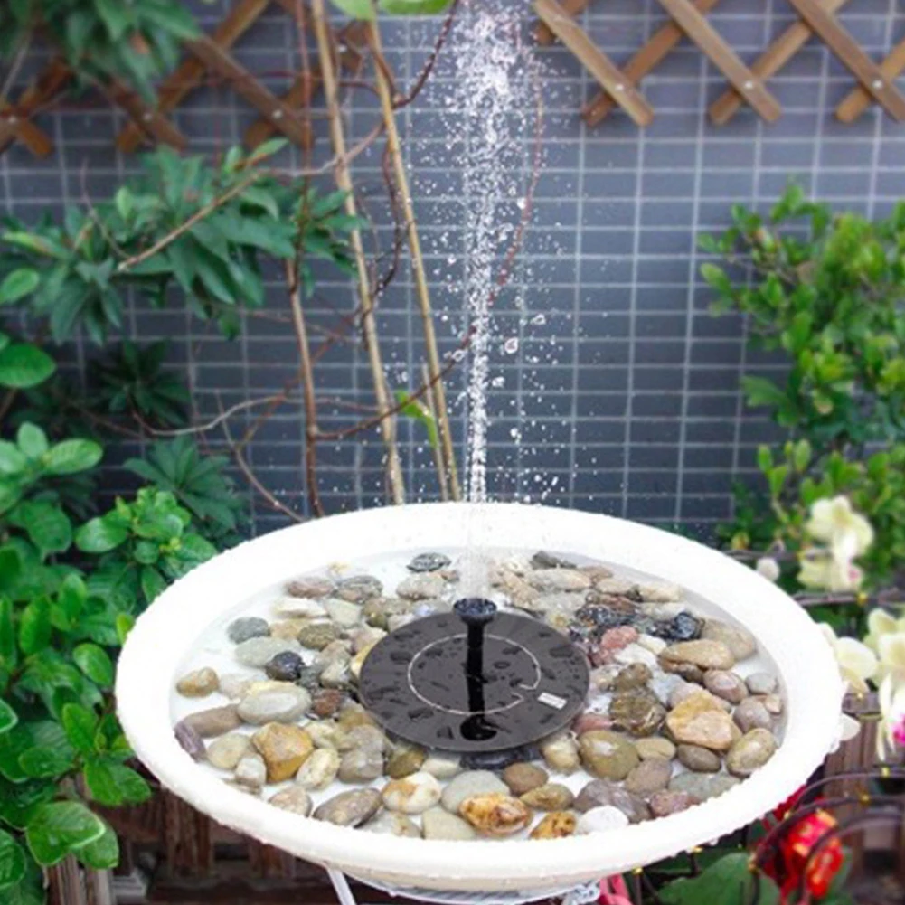 Solar Fountain 2.5W Spray Head Base Adapter With Solar Panel Solar Pond Pump With 6 Nozzles Bird Bath Built Rechargeable Battery
Solar Fountain 2.5W Spray Head Base Adapter With Solar Panel Solar Pond Pump With 6 Nozzles Bird Bath Built Rechargeable Battery