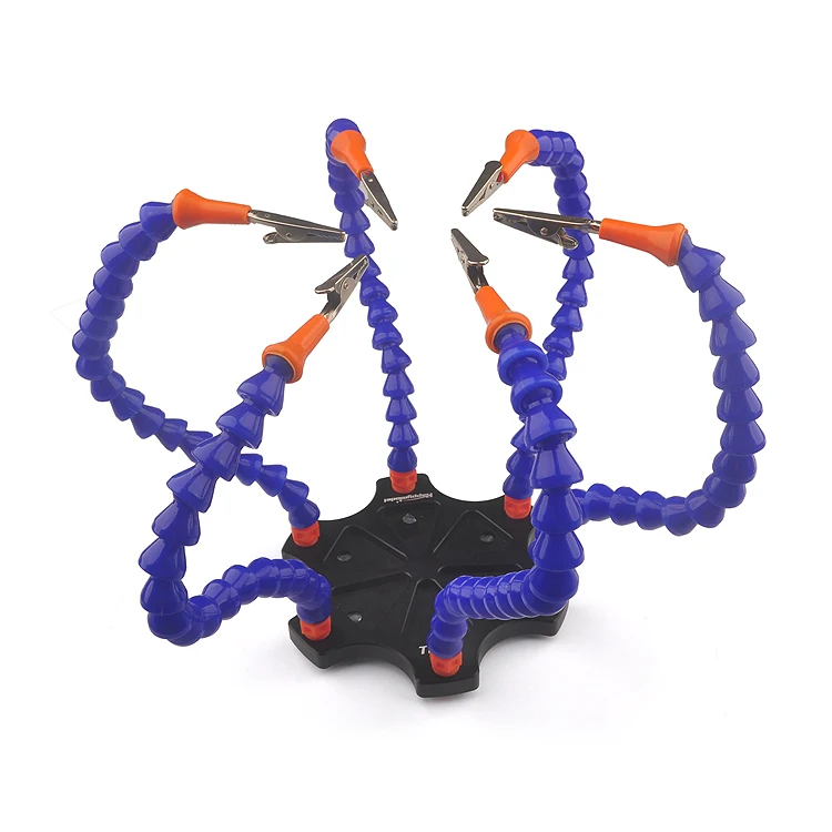 Паяльная станция TH60, многофункциональный прибор «третья рука» с шестью зажимами, из алюминиевого сплава, лупа, кулер для ремонта моделей RC
Паяльная станция TH60, многофункциональный прибор «третья рука» с шестью зажимами, из алюминиевого сплава, лупа, кулер для ремонта моделей RC