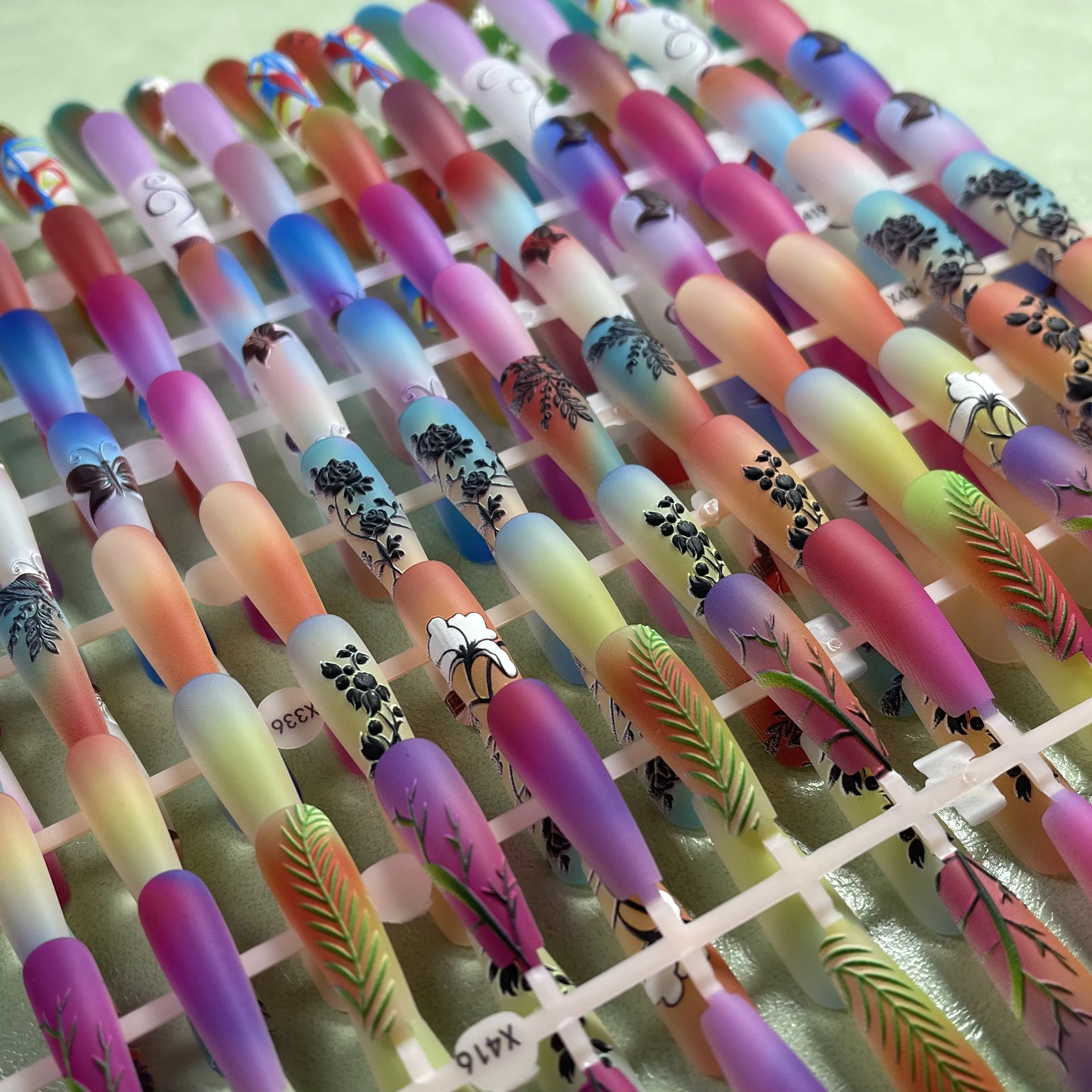 Super Long Coffin Butterfly Nails Set False Nail Finished Nail Art 3D Press On Fake Nails Decoration Professional Material Nail
Super Long Coffin Butterfly Nails Set False Nail Finished Nail Art 3D Press On Fake Nails Decoration Professional Material Nail